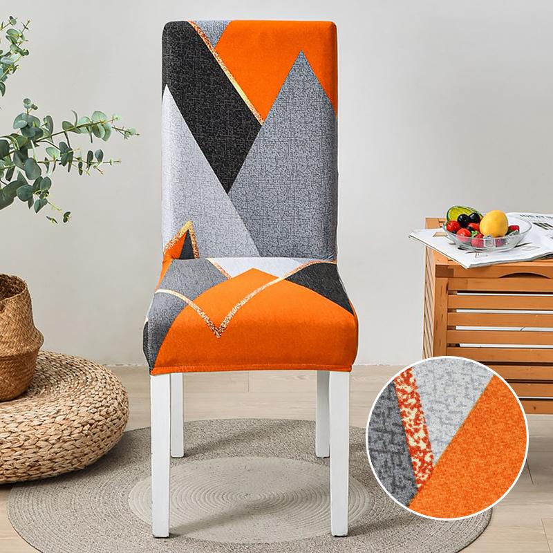Dining Chair Slipcover,High Stretch Removable Washable Chair Seat Protector Cover for Home Party Hotel Wedding Ceremony 4/6pcs