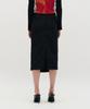 Kimjisu Draped Long Skirt _ Black