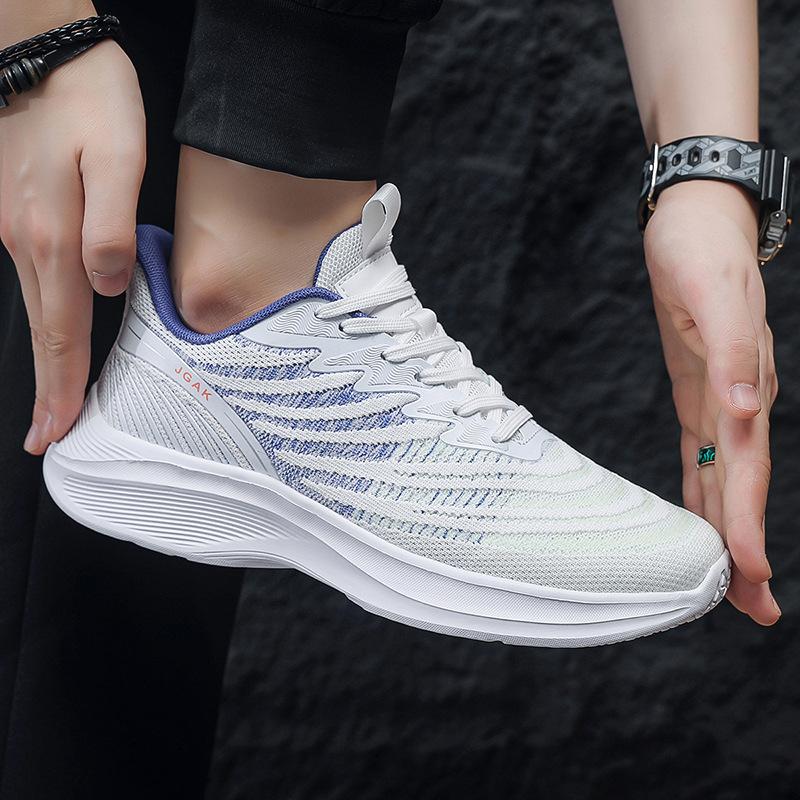 Casual Large Size Sports Running Tide Shoes 50 Size Flying Woven Mesh Lightweight Sports Shoes Four Seasons Shoes
