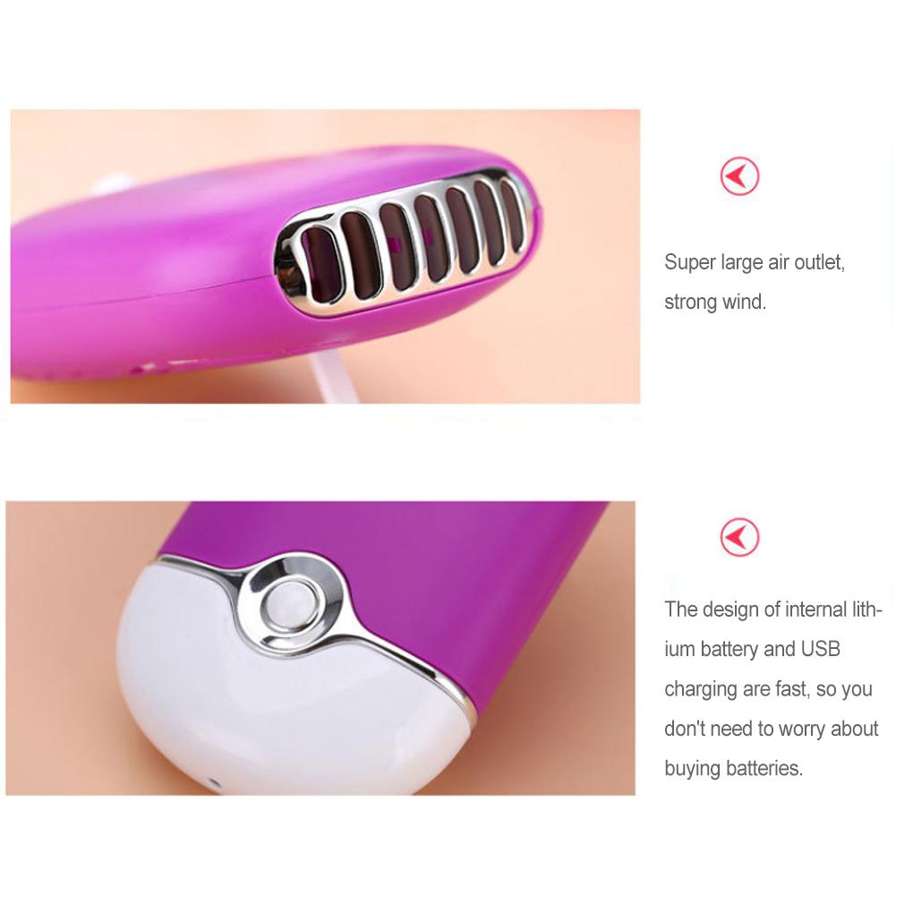 Rechargeable Portable Handheld USB Mini Small Air Conditioner Cooler Cute Fan