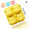 Cartoon Silicone Mold Baking Chocolate Soap Mould Cute Animal Cake Decorating Tool Cupcake Topper Kitchen Party Supply Gift