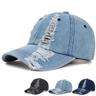 Gewaschene Kappe Damen Sommer Snapback Hip-Hop-Mütze Herren Baumwolle Baseballmützen