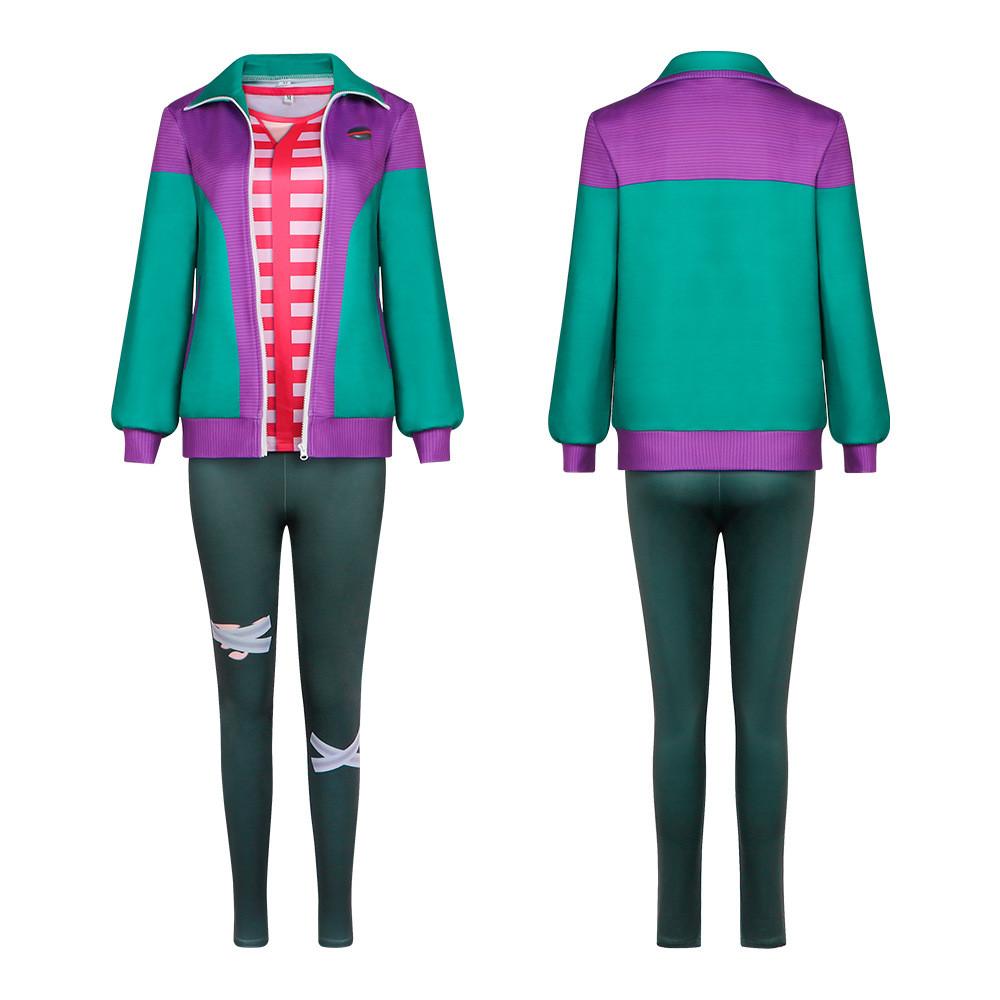 Forgotten Island Jo Raissa Cosplay Costume For Women With Uniform Wool Fabric For Anime Role Play