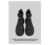 Unisex Retro Black Martin Stiefel: Vielseitige, dicksohlige, kurze Motorradstiefel für den Herbst