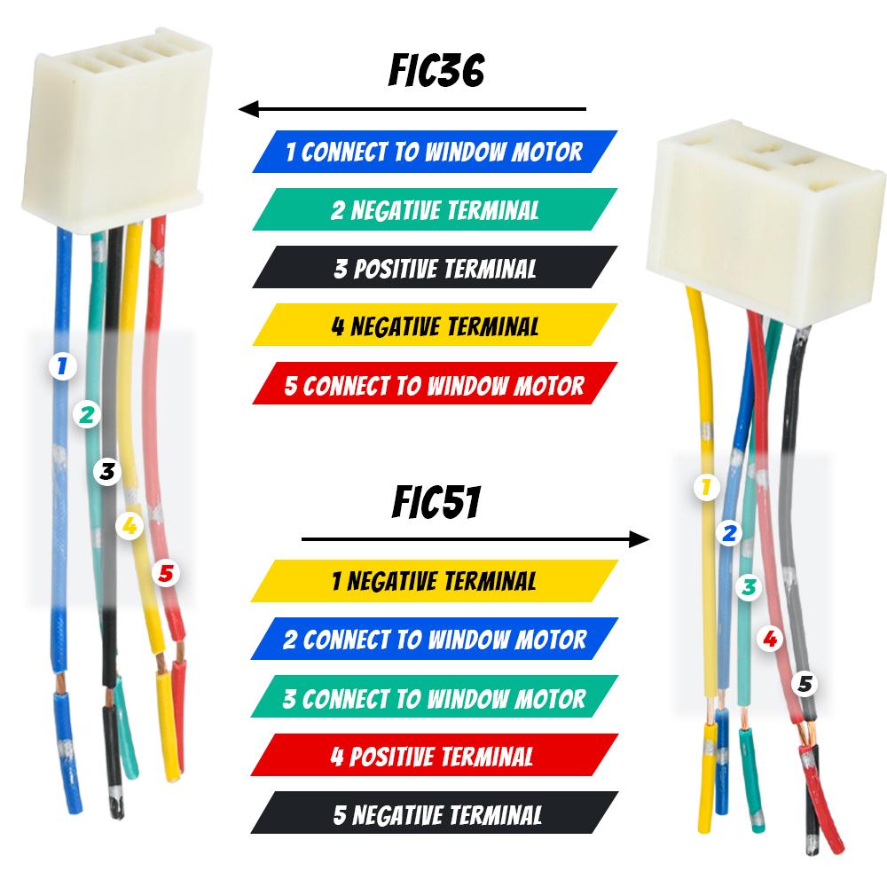 Comutator de geam electric universal pentru mașină, controler de ridicare, 5 pini DC 12V 20A, accesorii pentru comutator de geam