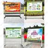 Floor-Standing Movable Display Board Stand