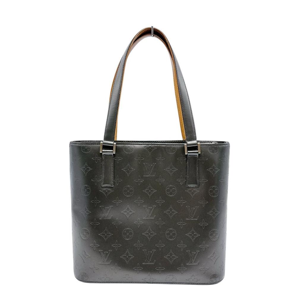 LOUIS VUITTON Monogram mat Stockton Handbag Monogram mat Noir unisex M55112 Used