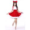 Women Deluxe Mrs Santa Claus Christmas Fancy Dress Costume For Festive Celebrations