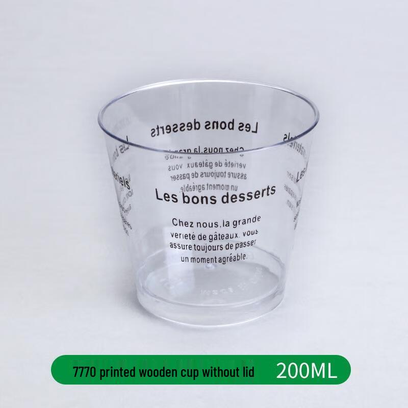 Disposable Plastic Dessert Cups