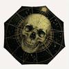 Starry Night Skull: Celestial Art CoasterUmbrella, Portable 3-Fold Compact Umbrella,Christmas Gift ES576