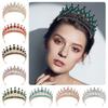 Luxury Elegant Crystal Bridal Tiara Metal Wedding Hair Tiara Princess Crown  Birthday Celebration