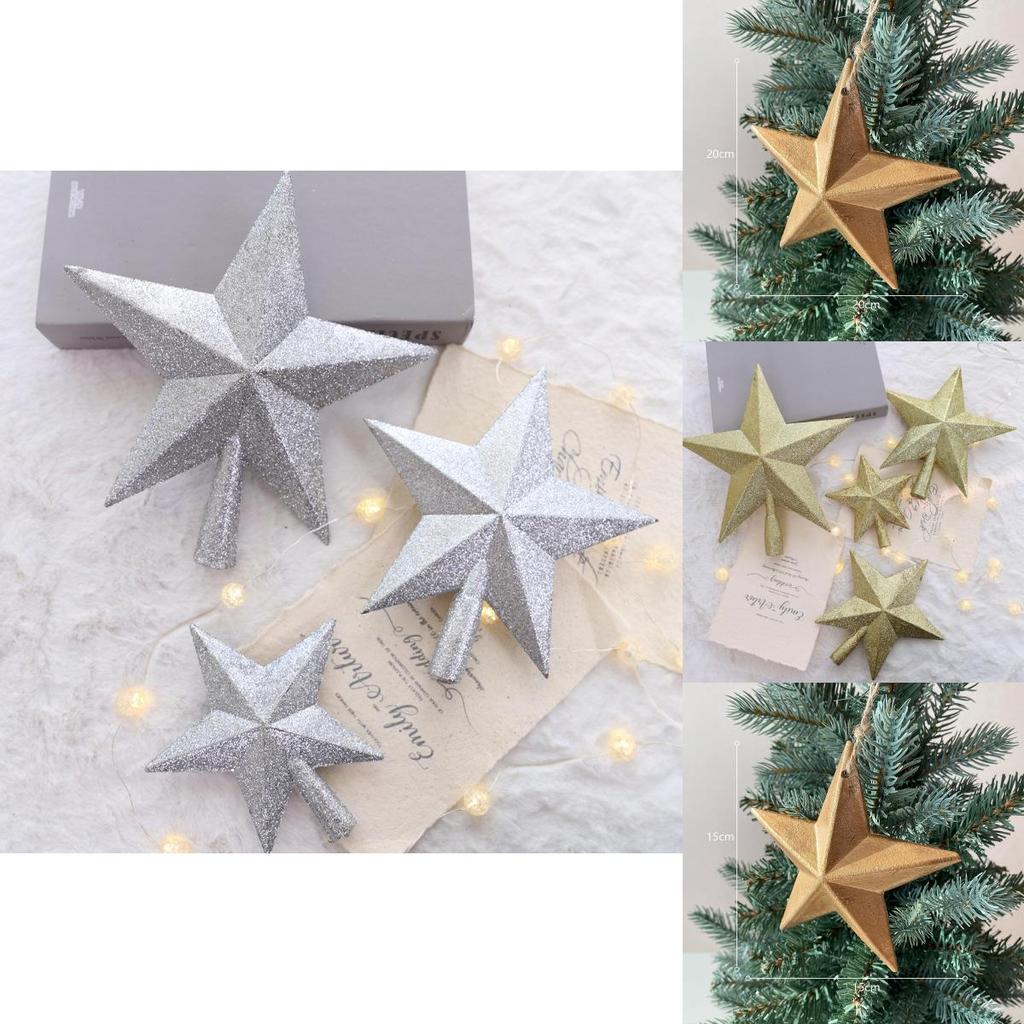 Christmas Tree Topper Star With Modern Design For Holiday Decorations