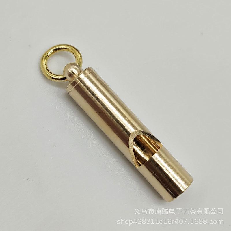 

Brass whistle keychain pendant outdoor distress pure copper bottle opener whistle daily metal crafts without ring