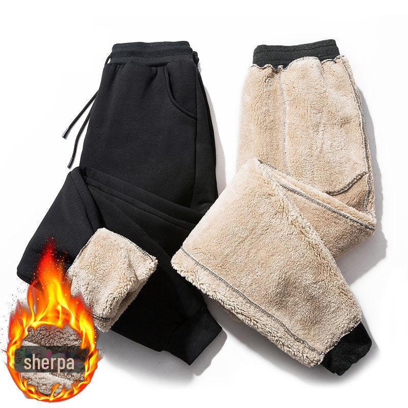 Men's Waterproof Winter Down Plush Pants