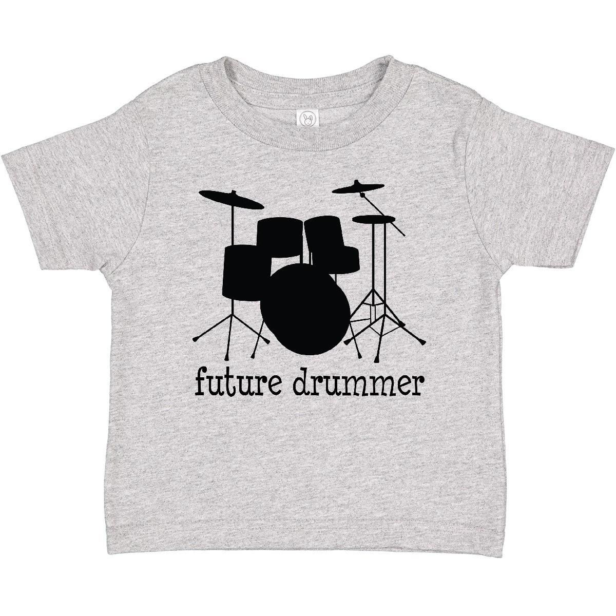 Inktastic Future Drummer Baby T-Shirt Drum Set Percussionist Drums Drumming Kids 110