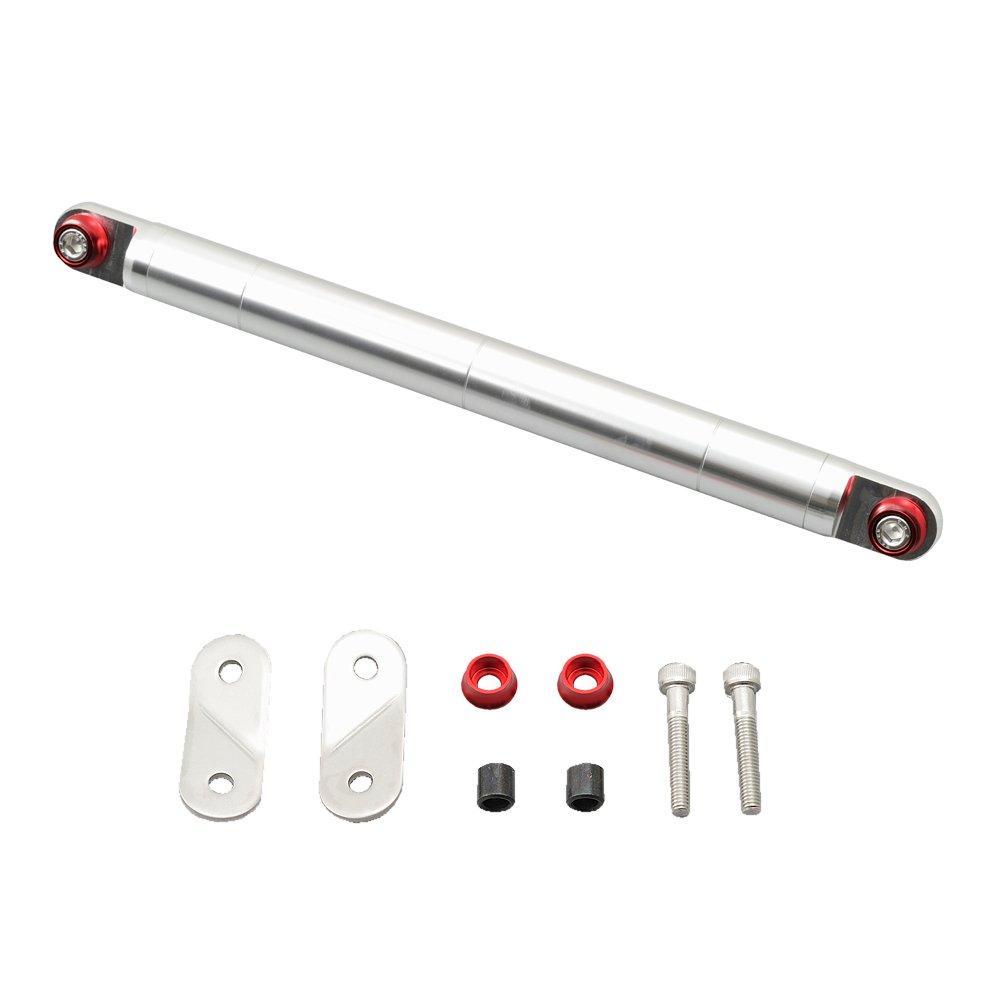 Daytona Bar SC for Majesty Aluminum Multi-Mount PCX, Grom, Forza, S, Etc. - Clear/Red (91696)
