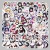 50pcs Waterproof Anime Cat Lady Kawaii Uniform Maid Stickers Japanese Cartoon Manga Drawing Doodle Decorations