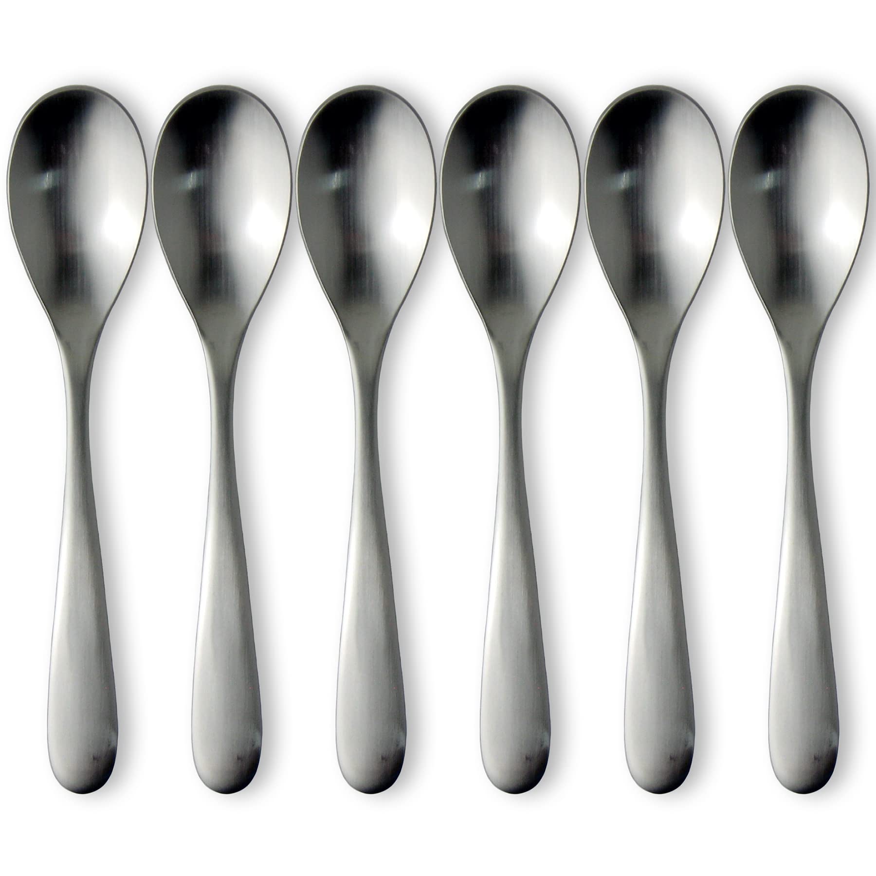 Nagao Set of Stainless Made in Japan NT-5 Teaspoons, 6, Steel,