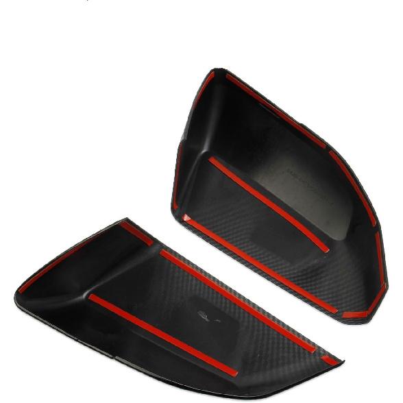 Korlot Carbon Fiber Style Side Door Mirror Cover Molding Trim Accessories for 2023-2026 Chevrolet Colorado/GMC Canyon