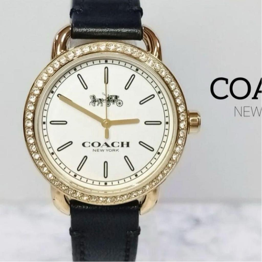 Used Coach Ladies Watch Lightstone Coach 1529 Good Condition [Battery Dead]