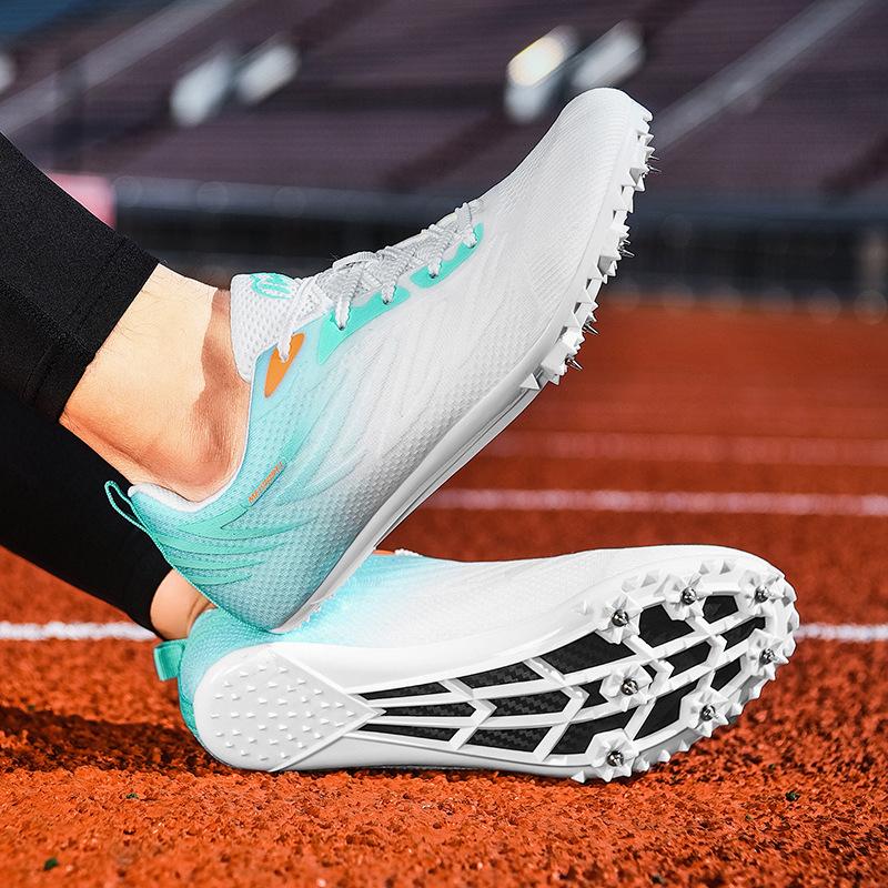 2025 New Nail Shoes Track and Field Sprinting Sports Men's Sports Outdoor Nail Shoes Women's Medium and Long Running Long Jump Shoes