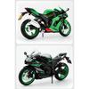 1/9 Scale Kawasaki Ninja ZX-10R Supermotor Alloy Metal Diecast Model Motorcycle Classic Ornaments Ornaments Outdoor Hobby Collection