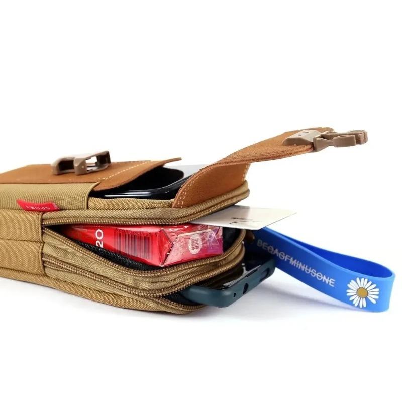 Unisex Belt Pouch Phone Pouch Phone Holster Pouch Mobile Belt Pouch Small Tactical Belt Backpack Card Holder