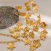 JYL Bracelet Jewelry Set Flower Necklace Earrings Ring Bangle Invites Joy & Beauty