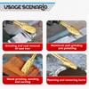 10-Piece Alloy Steel Woodworking Rotary File Set for Grinding, Polishing, Deburring Metal, and Reaming Holes