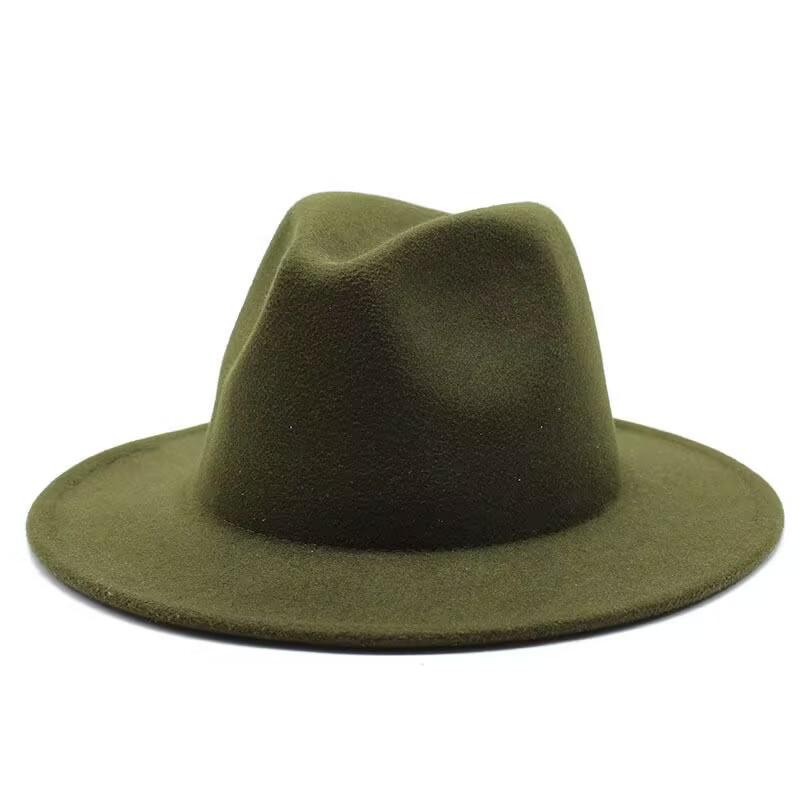 JYL TS DIY Curved Brim Cowboy Hat  Riding Cap  Felt