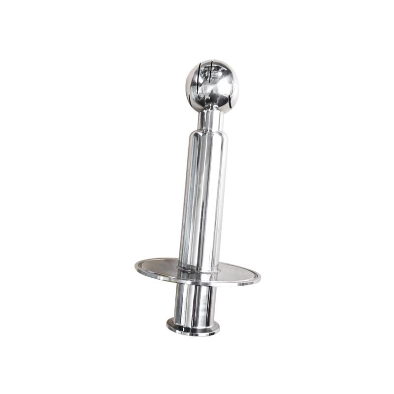 Stainless Steel Double Clamp Rotary Cleaning Ball Polisher