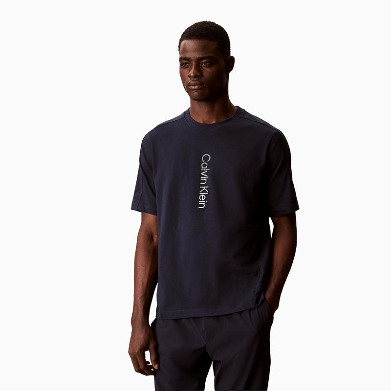 

Calvin Klein Casual Commuting Gradient Letter Running Training Knit Short Sleeve T-Shirt Men Tops GMS6K101 XS