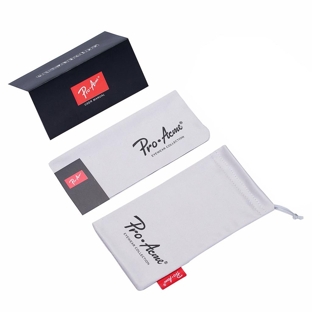 Pro Acme Retro Small Round Polarized Sunglasses for Men and Women John Lennon C5 Gunmetal S Style, Frame/Black Lens,