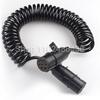Truck Trailer Cable Semi-trailer Connection Cable 7-core Spiral Cable Assembly Power Reel Trailer Breakaway Electrical Plugs