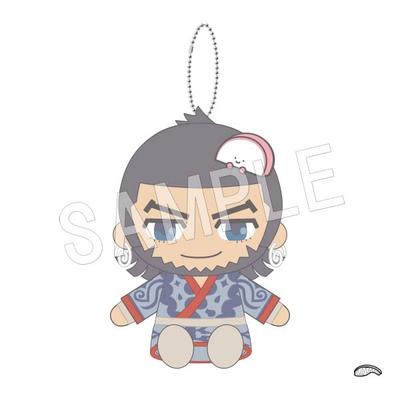 Chugai Mining Golden Kamuy x Personaggi Sanrio Peluche Seduto Mascotte Kiroranke x Kirimi-chan. circa. 110mm, Poliestere