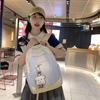 Dopamine student schoolbag high school simple ins high value backpack large capacity bag travel light backpack women