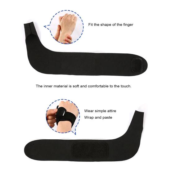 Ortéza na zápěstí a palec Levá Pravá Ruka Zánět šlachy Vymknutí Artritida Úleva od bolesti Dlahy na palec Stabilizátor Muži Ženy Spouštěcí palec Podpora Dlahy na prst