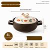 PuPan Ceramic Soup Pot for Induction Cooktops