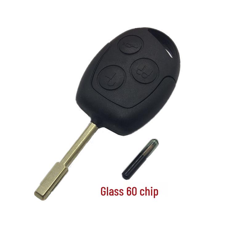 Compatible Ford Car Keys: Mondeo, Fiesta 3-Button, 433 MHz, 4D60 80-bit Chip
