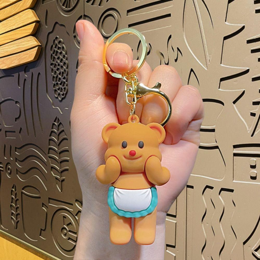 

Mini Keychain Cartoon Bear Doll Pendant Keychain Cute Key Ring
