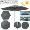 6/8 Ribs Replacement Parasol Canopy Waterproof Weatherproof UV-Anti Parasol Replacement Canopy Cover Large Patio Umbrella Cloth