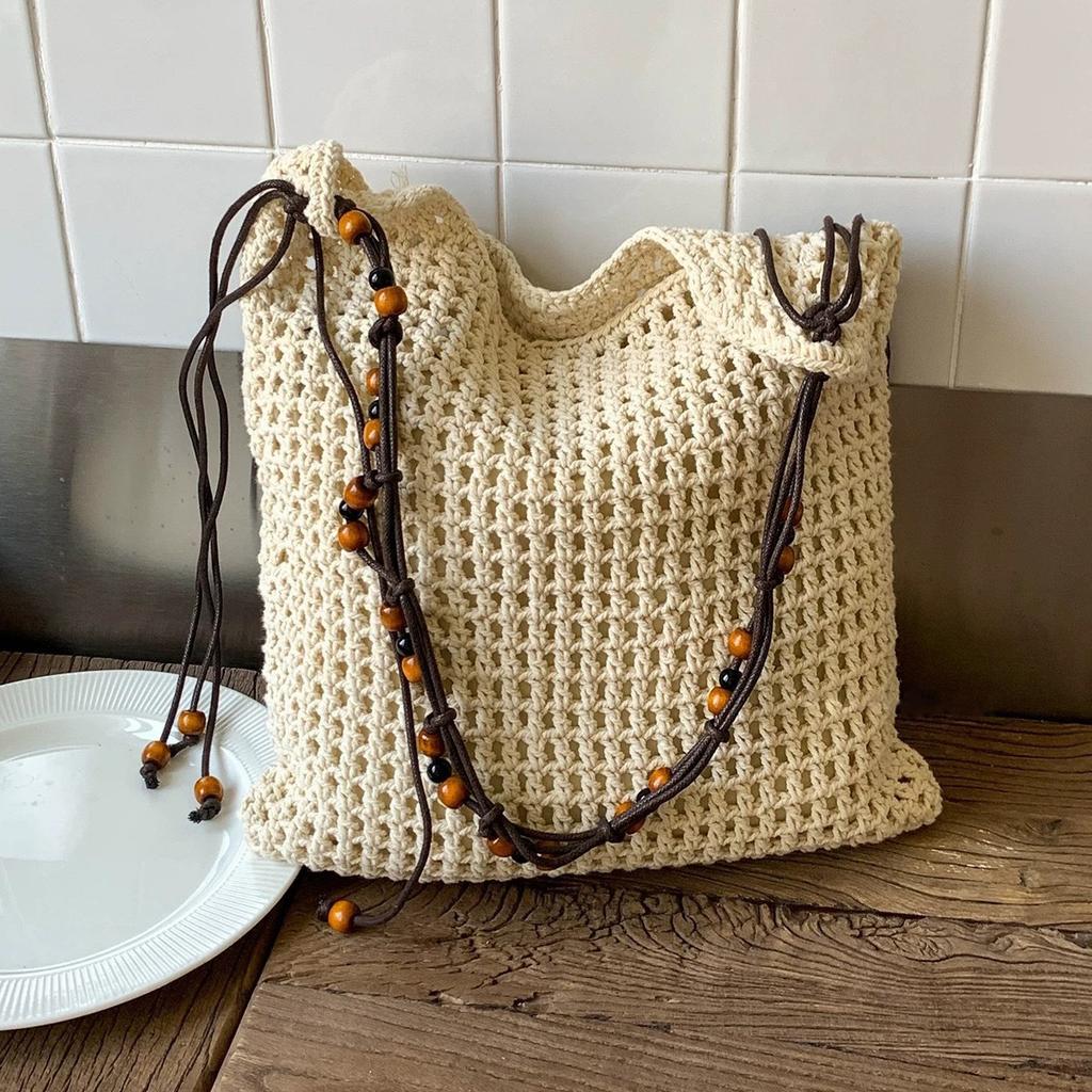 Casual Versatile Oblique Span Straw Weaving Spring and Summer New Shoulder Bag Simple Oblique Span Bag Retro