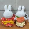 New Style Red Miffy Rabbit Doll Cartoon Ornament Fine Craft Desktop Display Decor Portable Holiday Gift Collectors Decor Toys
