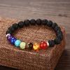 Colorful Bracelet Bracelet, Natural Agate Amethyst Volcanic Stone Bracelet.