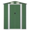 Vidaxl Garden Shed, Green, 192X440X223 Cm, Galvanized Steel