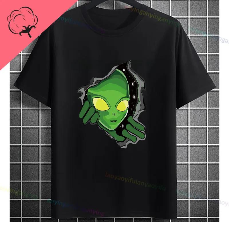 Funny I Need More Space Fashion Ufo Aliens Graphic Tshirt Unisex Casual Round Neck Pure Cotton Short Sleeve Sportswear Tee