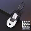 Metal Auto Smart Key Fob Case Cover Mount Housing Chain Remote Fit For Honda New Accord 11Th Gen Civic Odyssey Crv Zrv Xrv Hrv E:Ns1 Fit