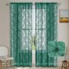 1pz Tende in Pizzo Floreale Filtranti la Luce per la Privacy Lavabili in Lavatrice Tende in Voile per Soggiorno Camera da Letto Arredamento Casa Boho