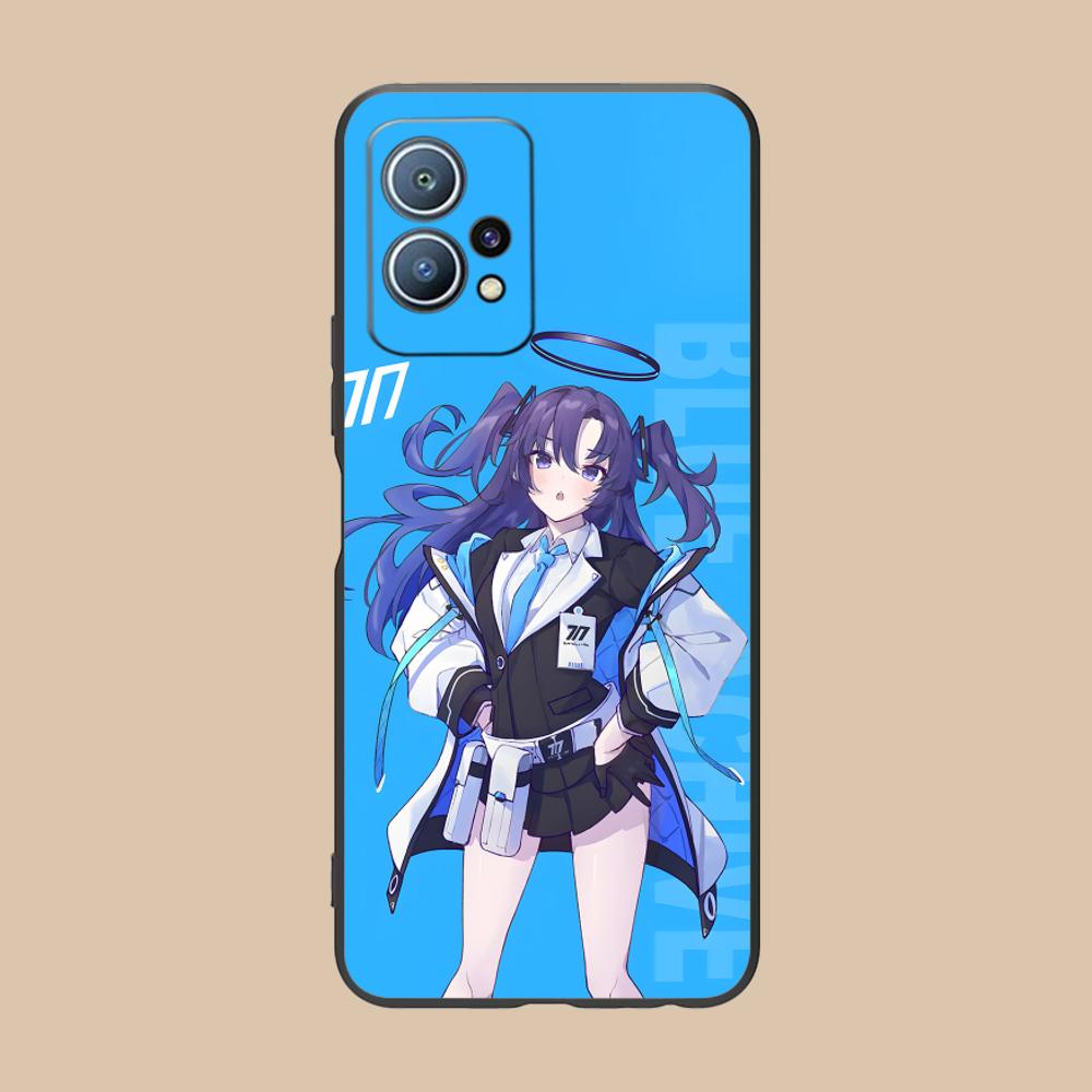 Blue Archive Yuuka Matte Mobile Phone Case for Huawei P60 P50 P40 P30 P20 P10 P9 P8 Pro Lite Plus Colorful Printing Cover