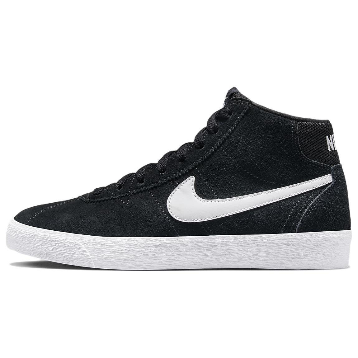 (WMNS) Nike Bruin High SB Black White Women s DR0126-001 EU 38